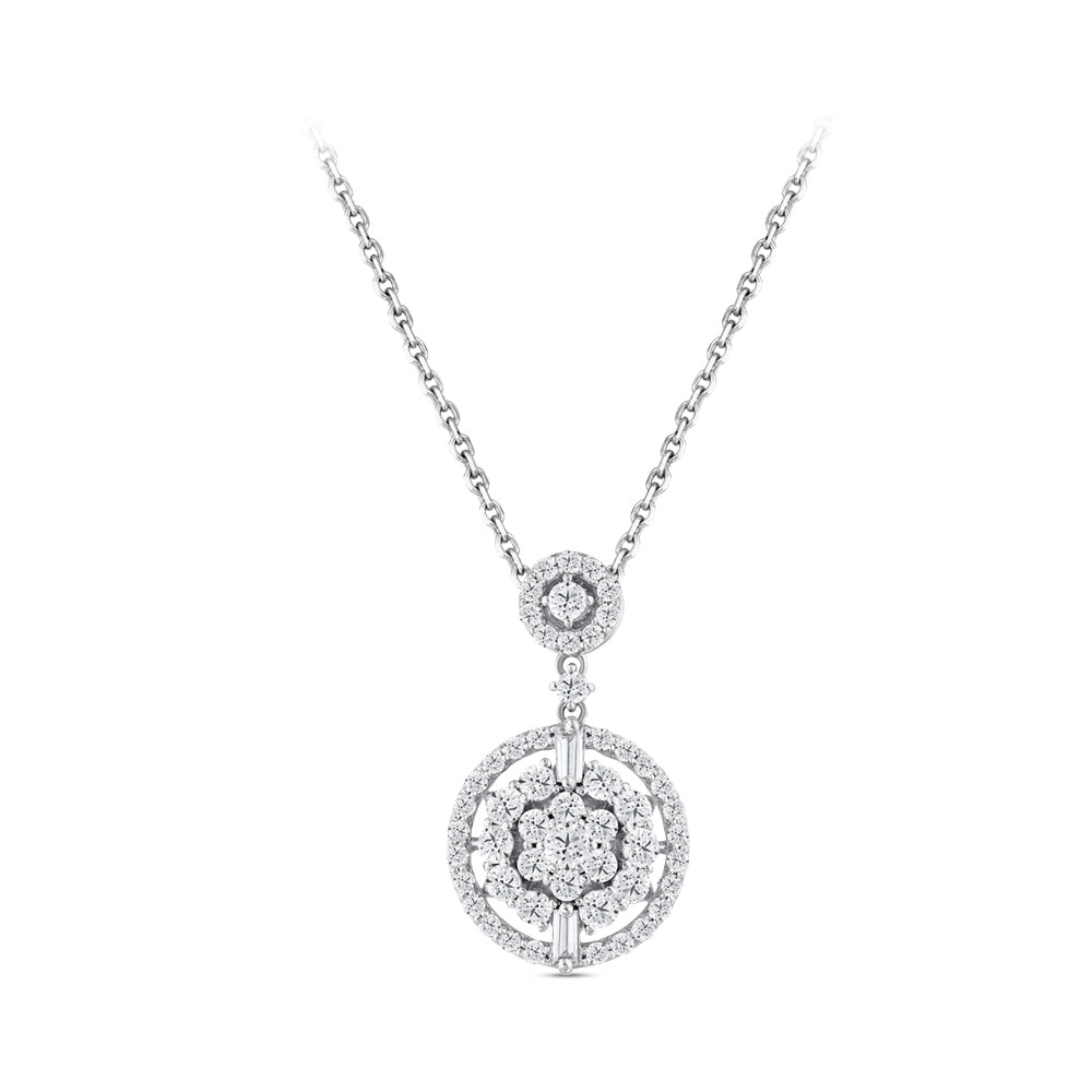 1.24 ct. Design Diamond Necklace