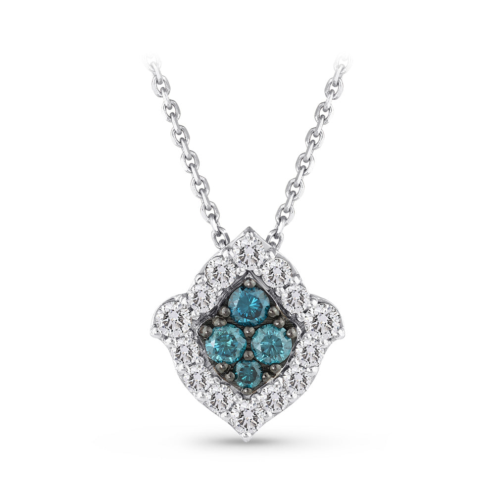 0.54 ct. Tulip Diamond Necklace