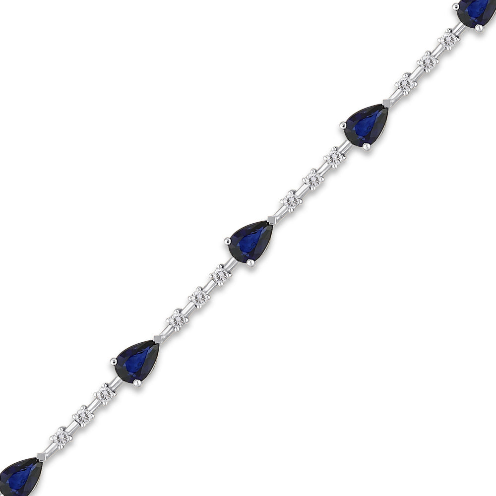 3.60 ct. Saphir Armband