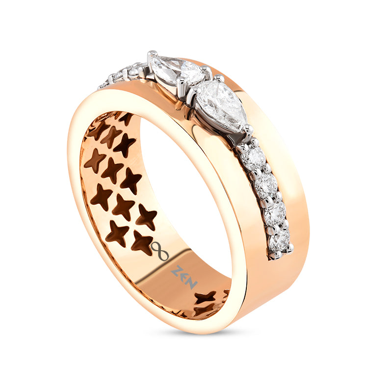 0.59 ct. Design Diamantring