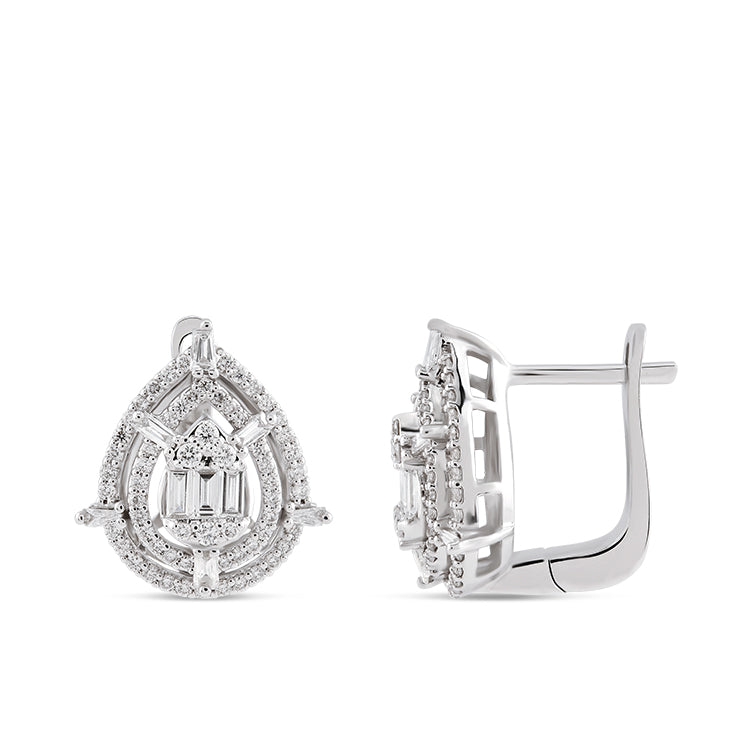 0.64 ct. Design Diamond Earrings