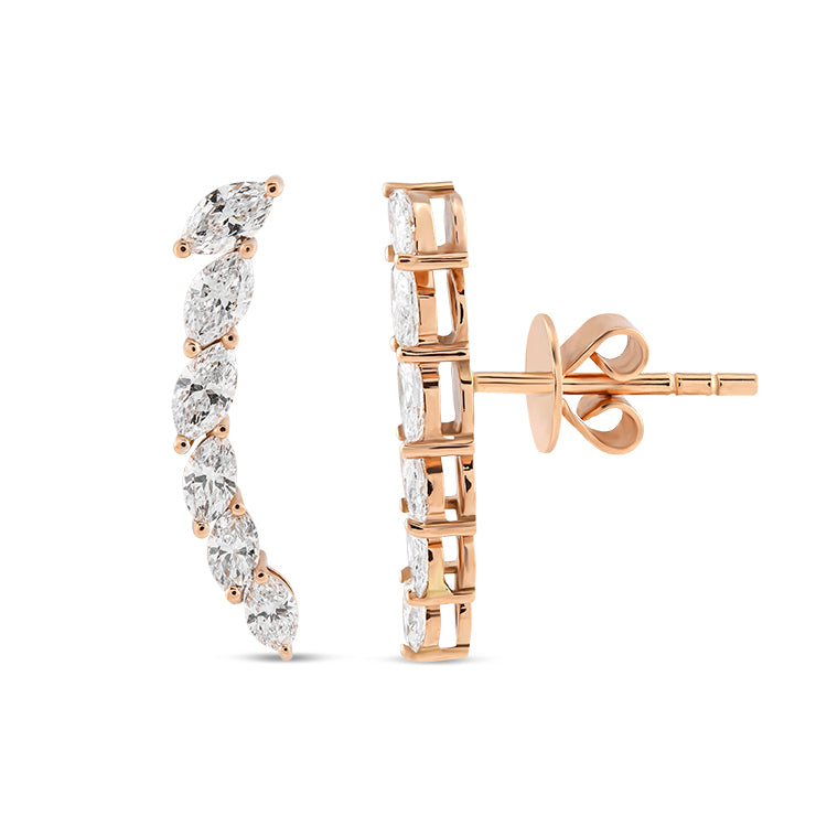 0.73 ct. Design Diamond Earrings