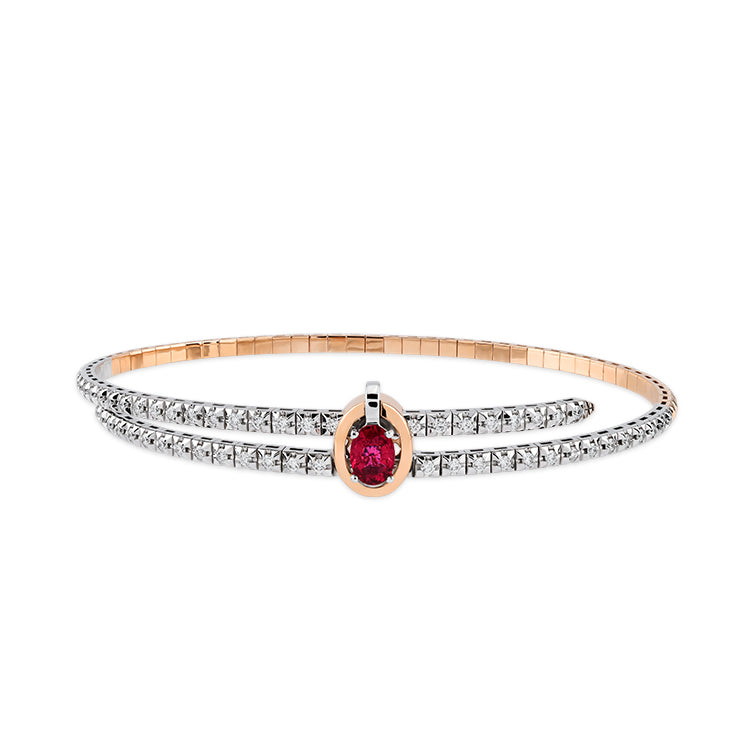1.31 ct. Ruby Bracelet