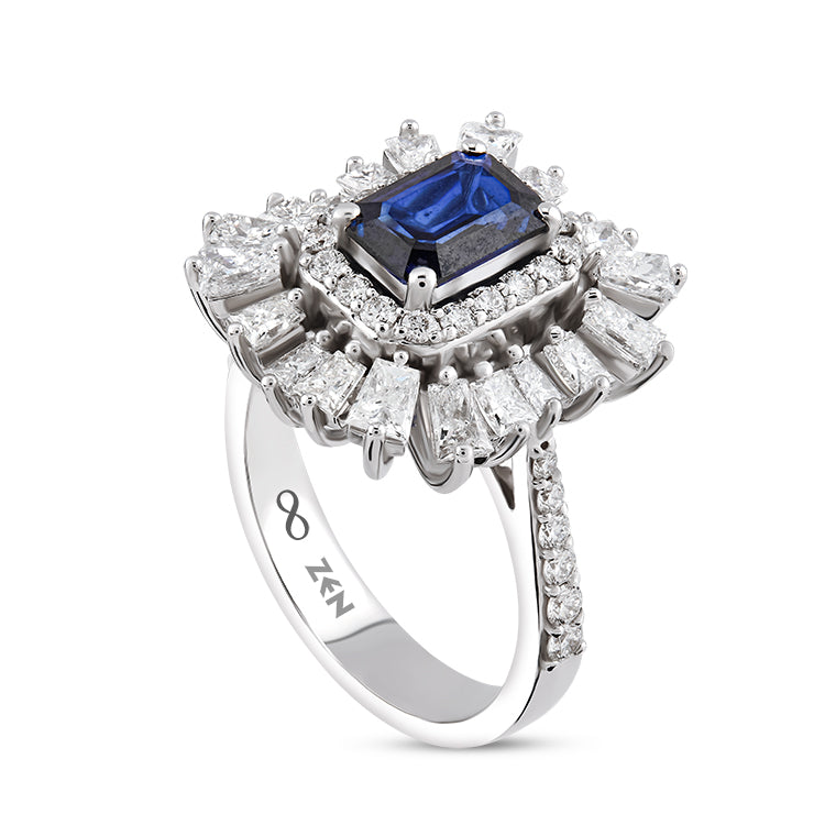 2.59 ct. Saphir Ring