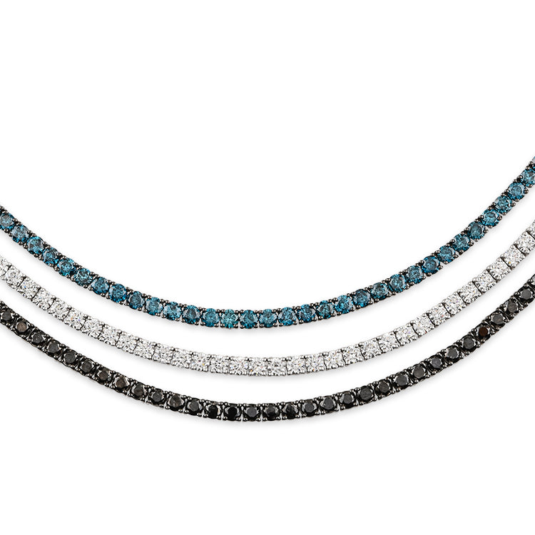 38.15 ct. Tennis Diamant Halskette