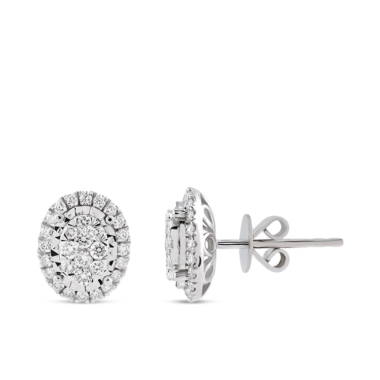 0.49 ct. Design Diamond Stud Earrings
