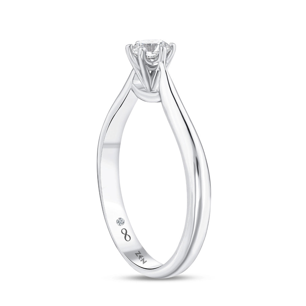 0.41 ct. Solitaire Diamond Engagement Ring