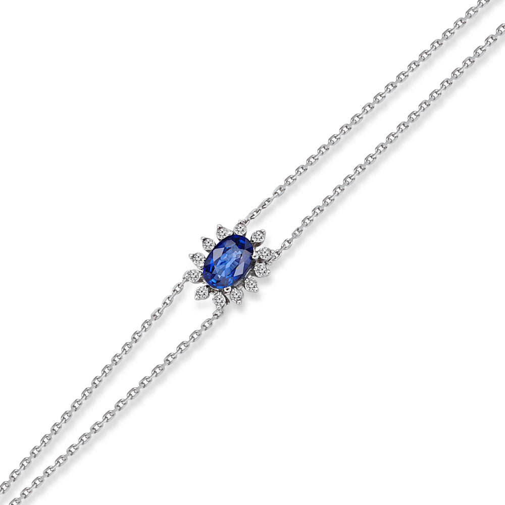 0.44 ct. Saphir Armband