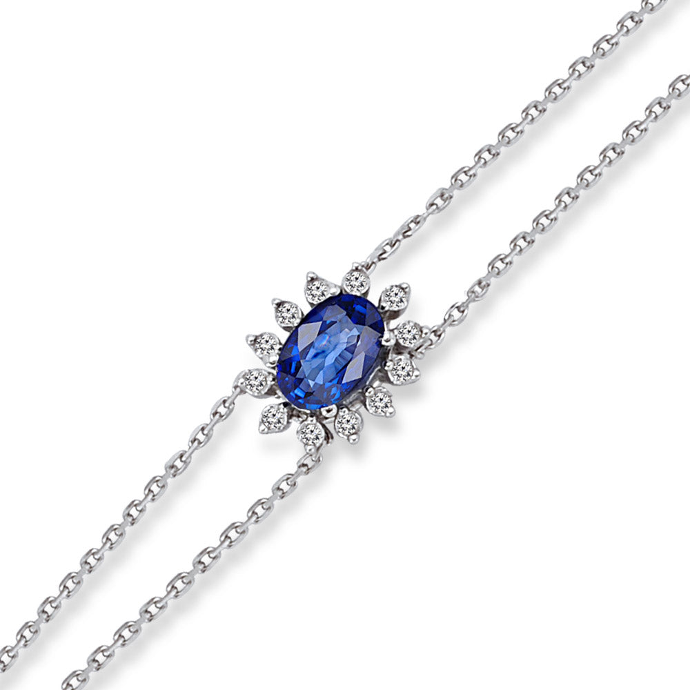 0.44 ct. Saphir Armband