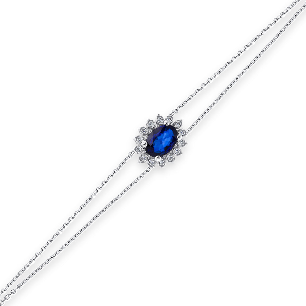 0.76 ct. Saphir Armband