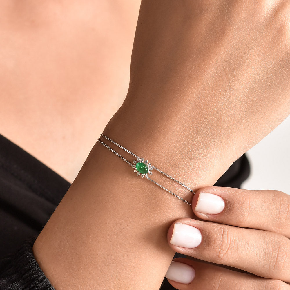 Smaragd Armband