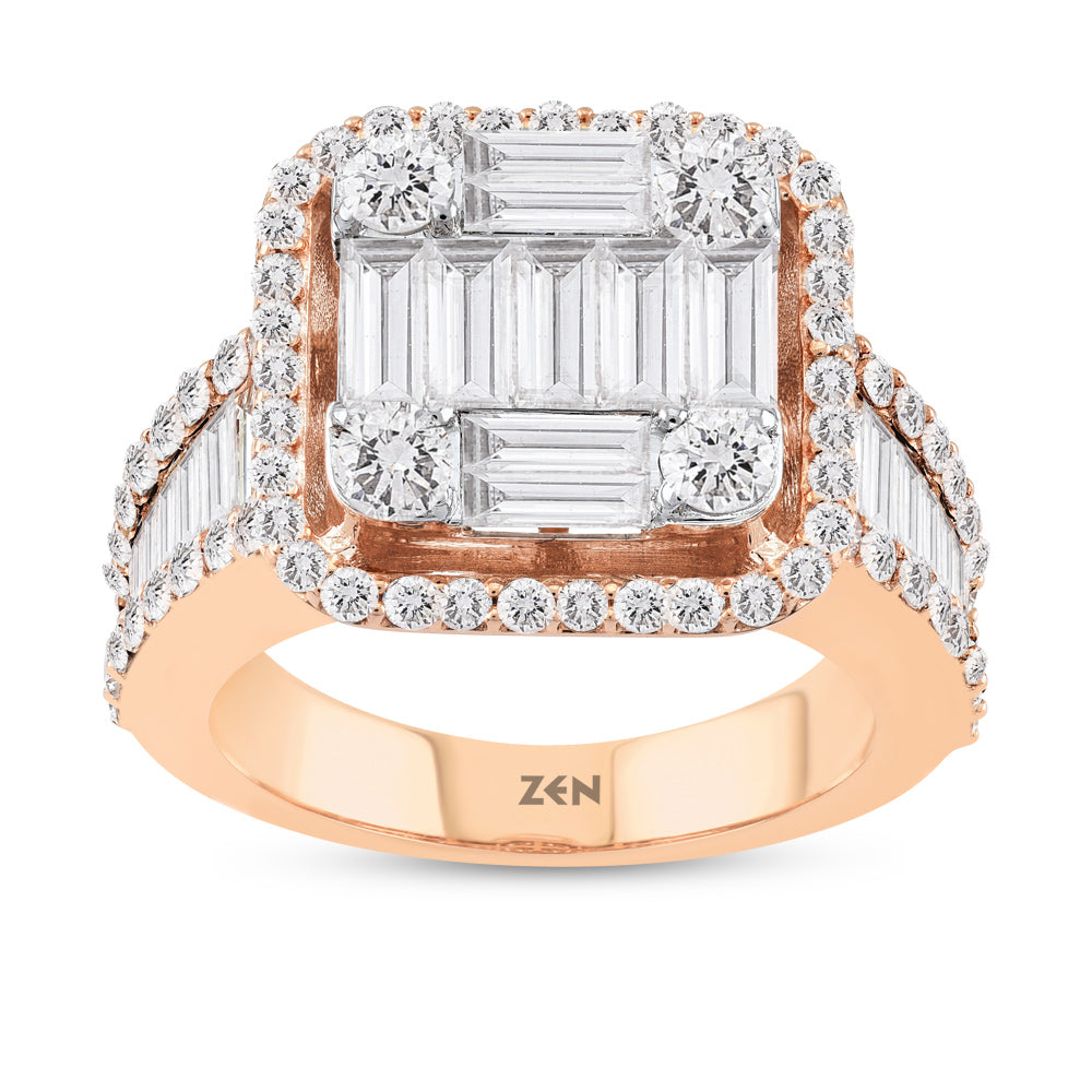 2.91 ct. Baguette Diamond Ring