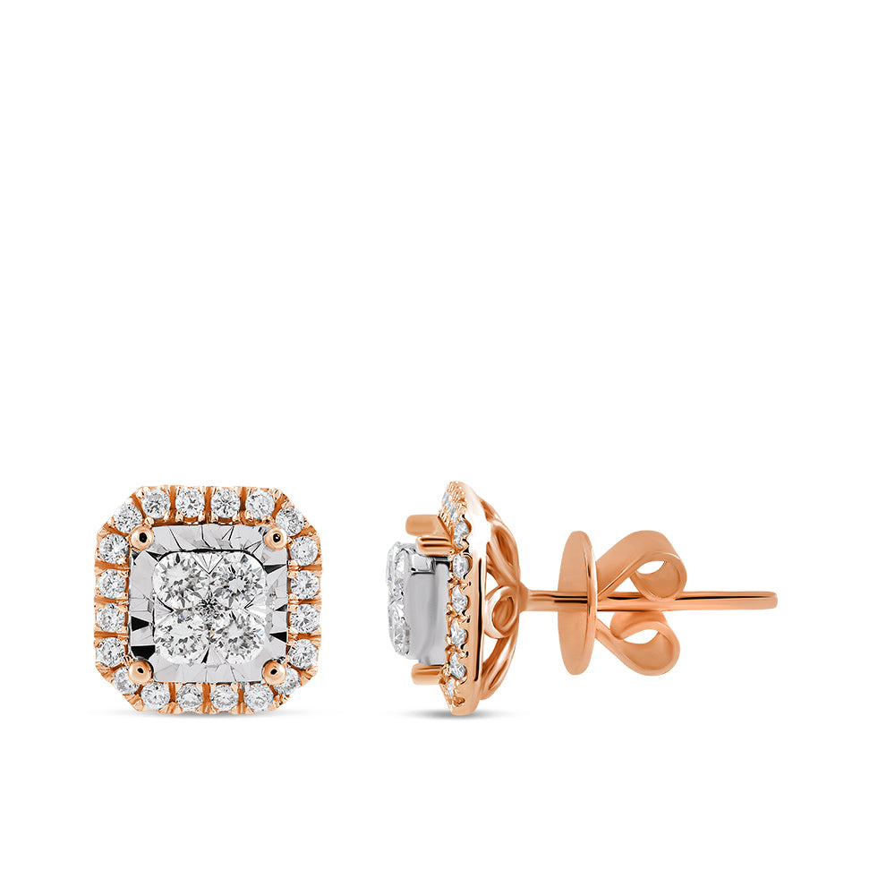Design Diamant Ohrstecker
