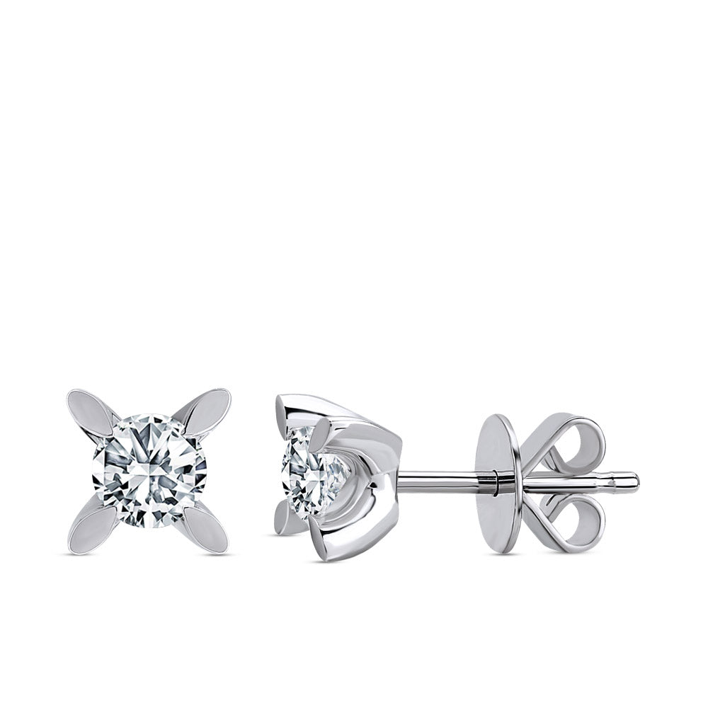 Solitär Diamant Ohrstecker