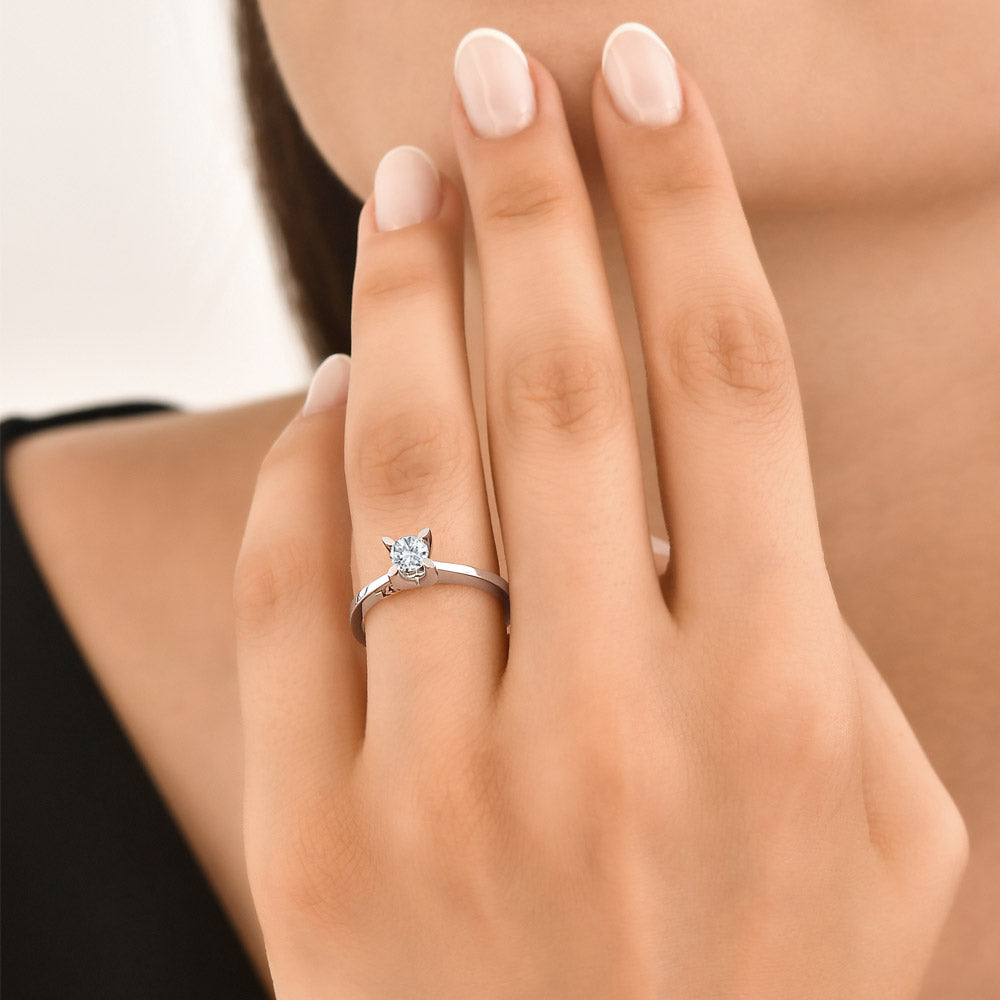 Solitär Diamant Verlobungsring