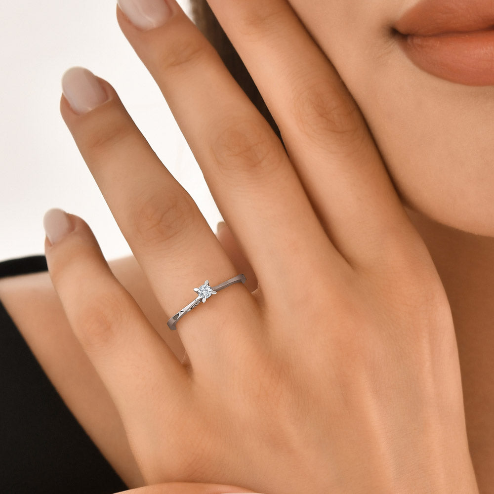Solitär Diamant Verlobungsring