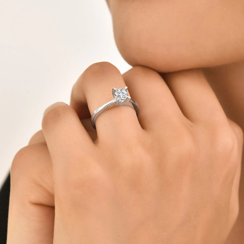 Solitär Diamant Verlobungsring