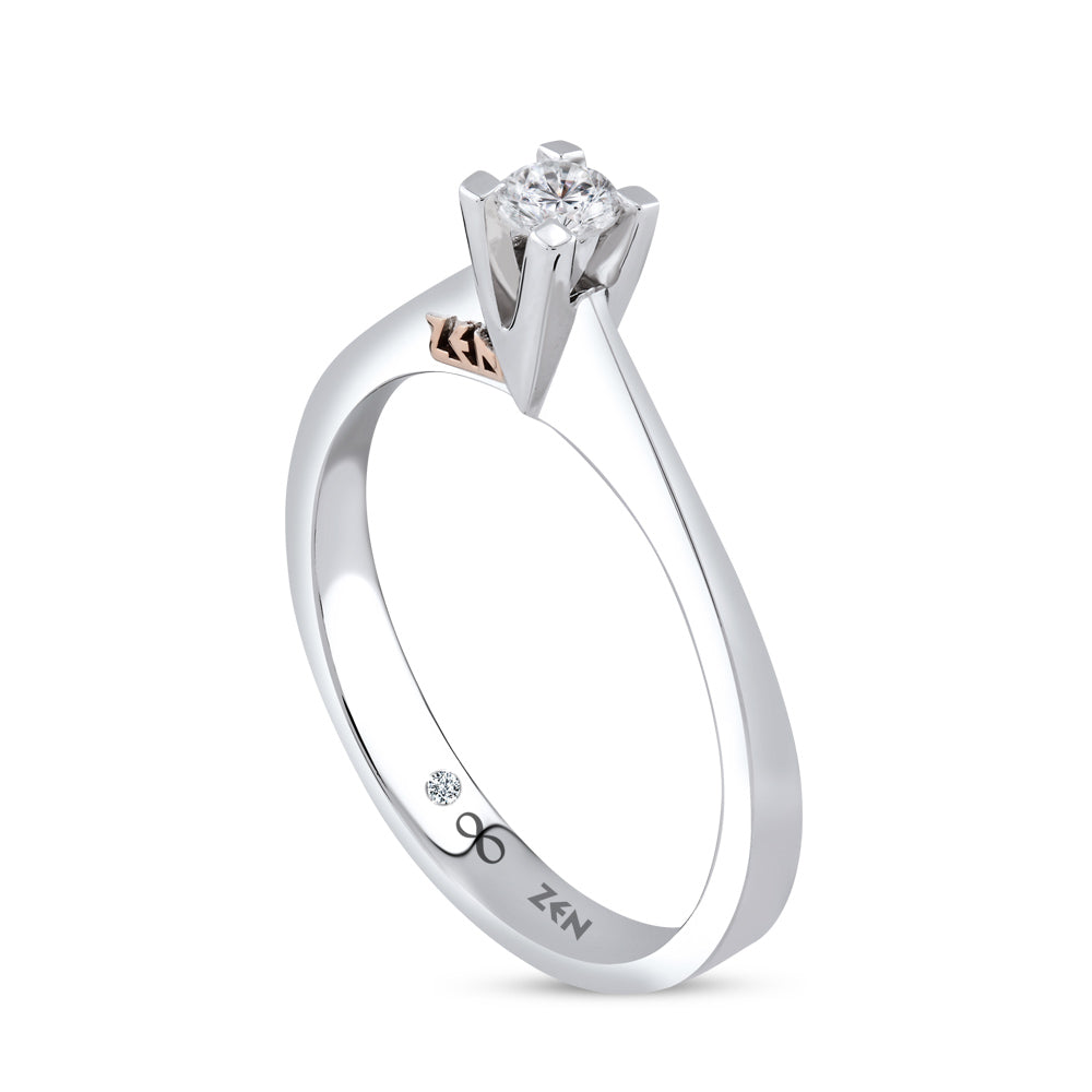 Solitär Diamant Verlobungsring