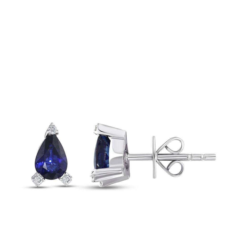 Saphir Ohrstecker
