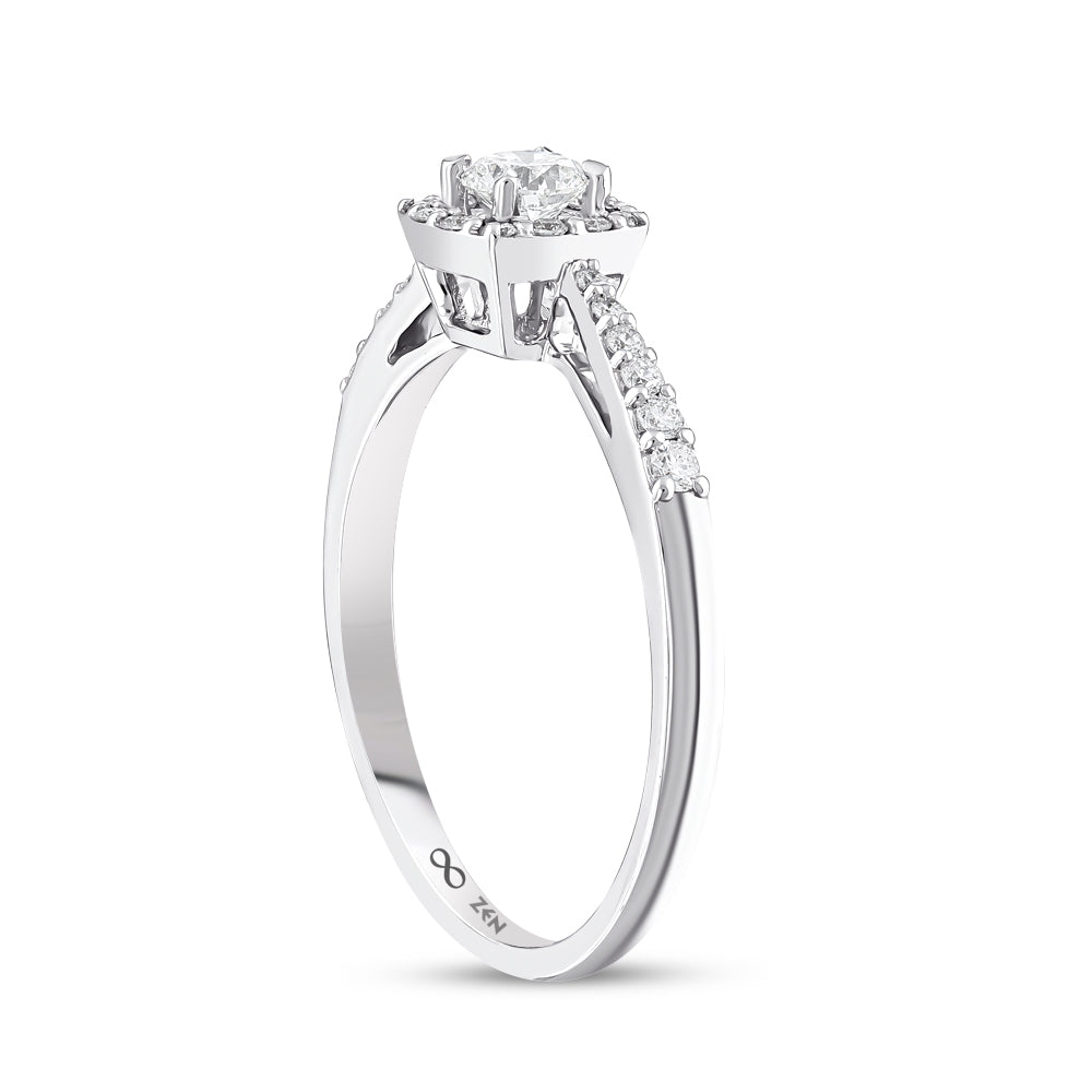Moderner Diamant Verlobungsring