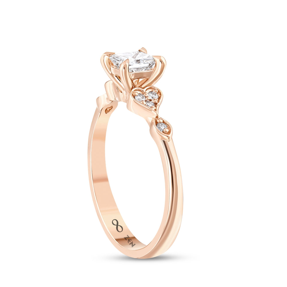 Moderner Diamant Verlobungsring