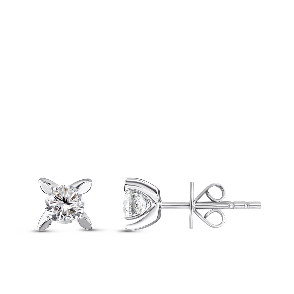 Solitär Diamant Ohrstecker
