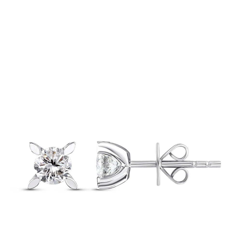 Solitär Diamant Ohrstecker