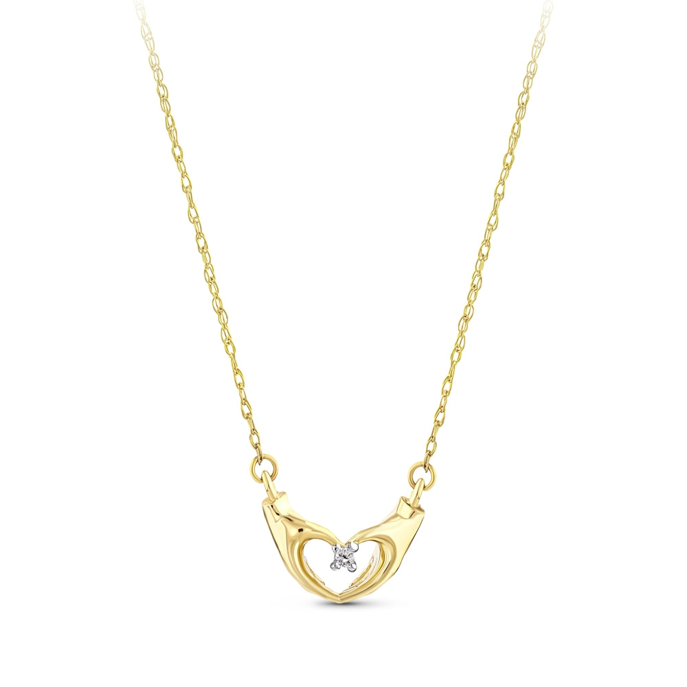 Herz Diamant Halskette