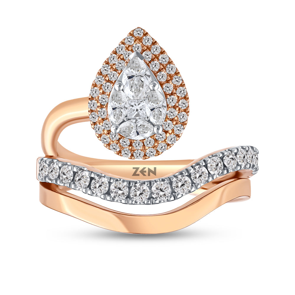 0.87 ct. Design Diamantring