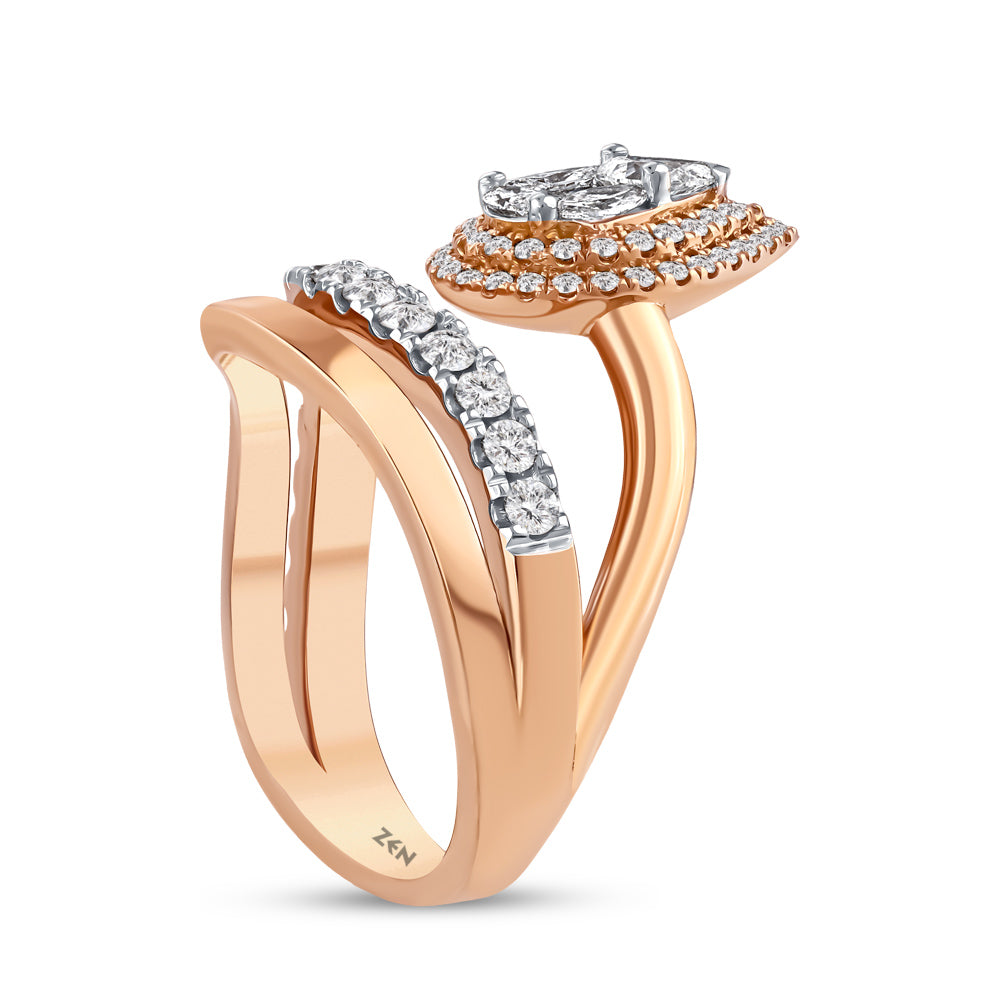 0.96 ct. Design Diamantring