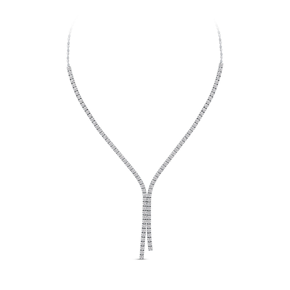 4.25 ct. Tennis Diamant Collier