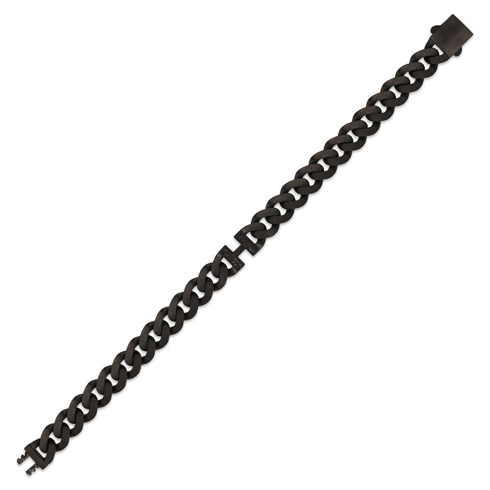 Buchstabe H Silberarmband