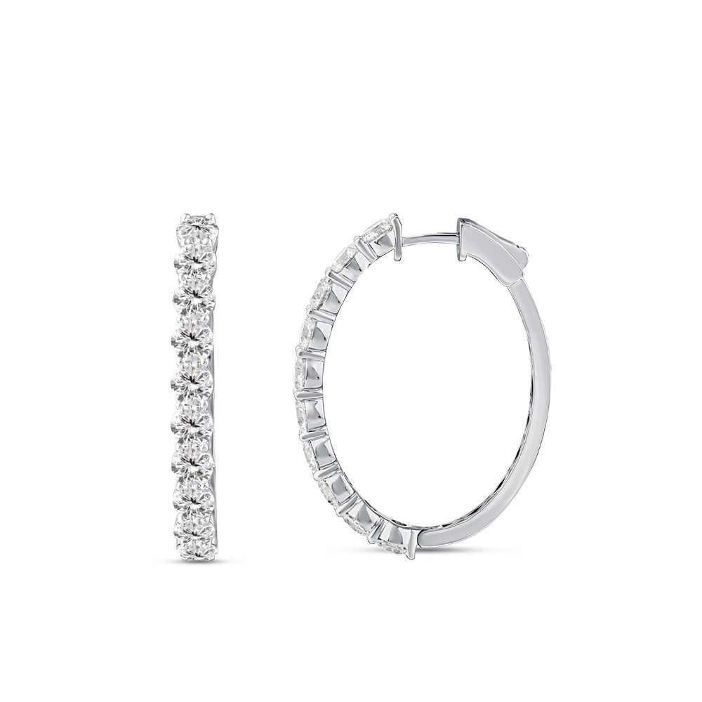 Creolen Diamant Ohrringe