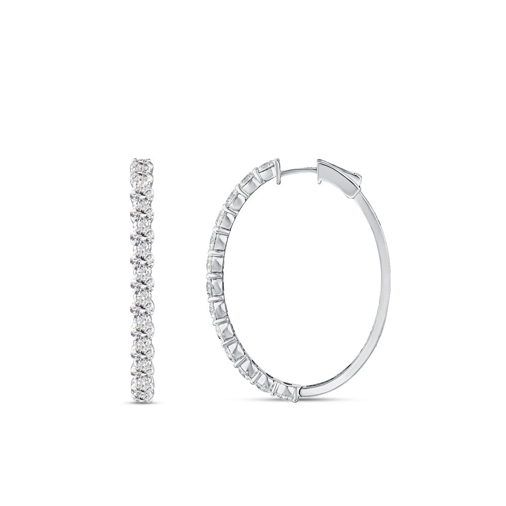 Creolen Diamant Ohrringe