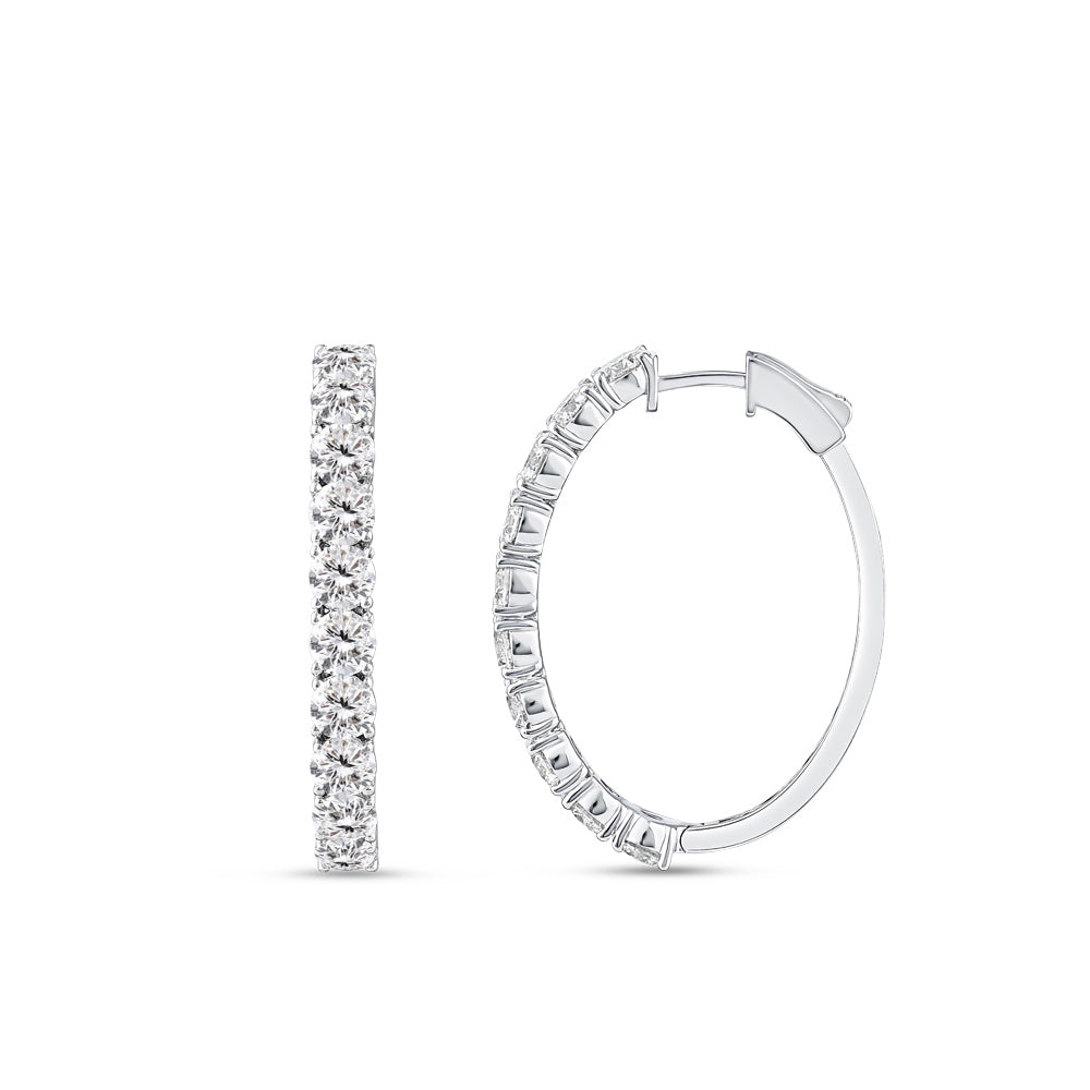 Creolen Diamant Ohrringe