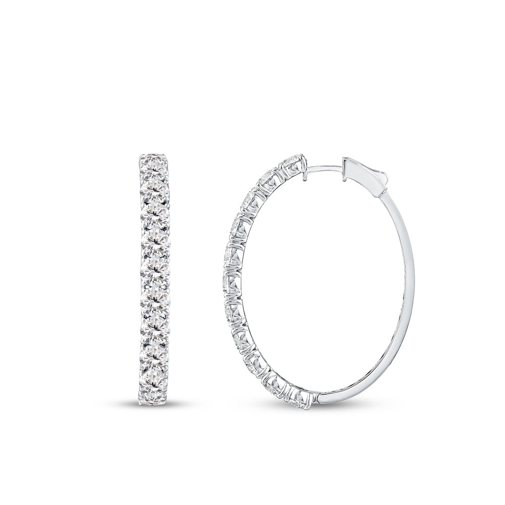Creolen Diamant Ohrringe