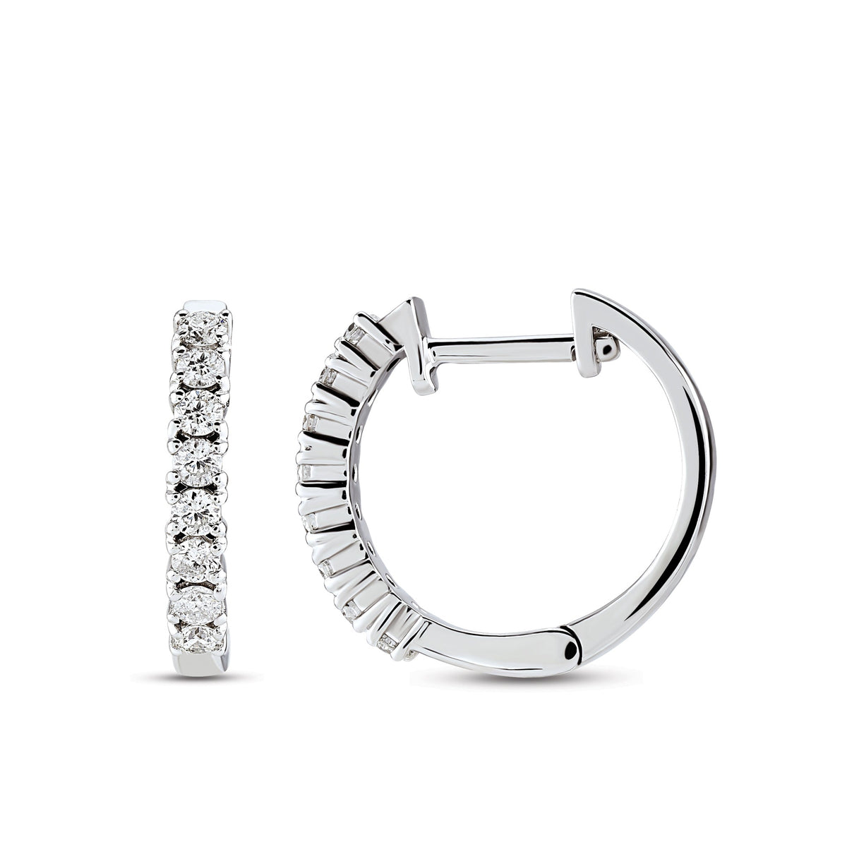 0.40 ct. Creolen Diamant Ohrringe