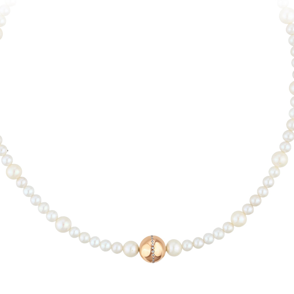 0.10 ct. Perlenkette