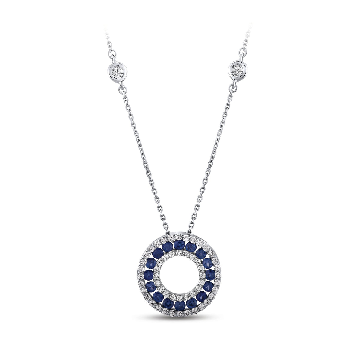 1.07 ct. Saphir Halskette