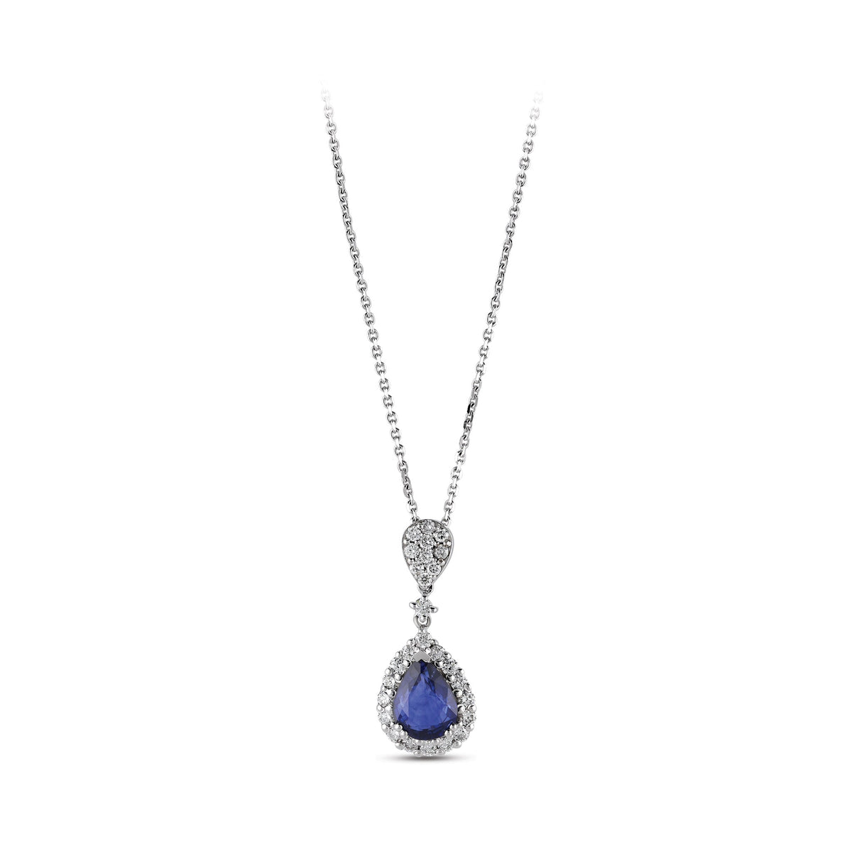 1.62 ct. Saphir Halskette