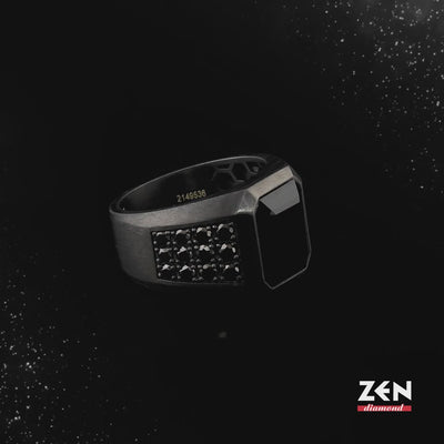 4.40 ct. Men Silver Ring