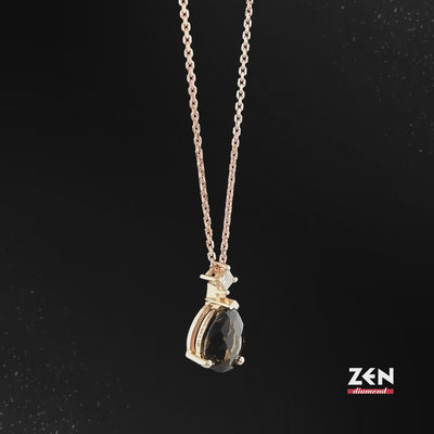 1.26 ct. Rauchquarz Halskette