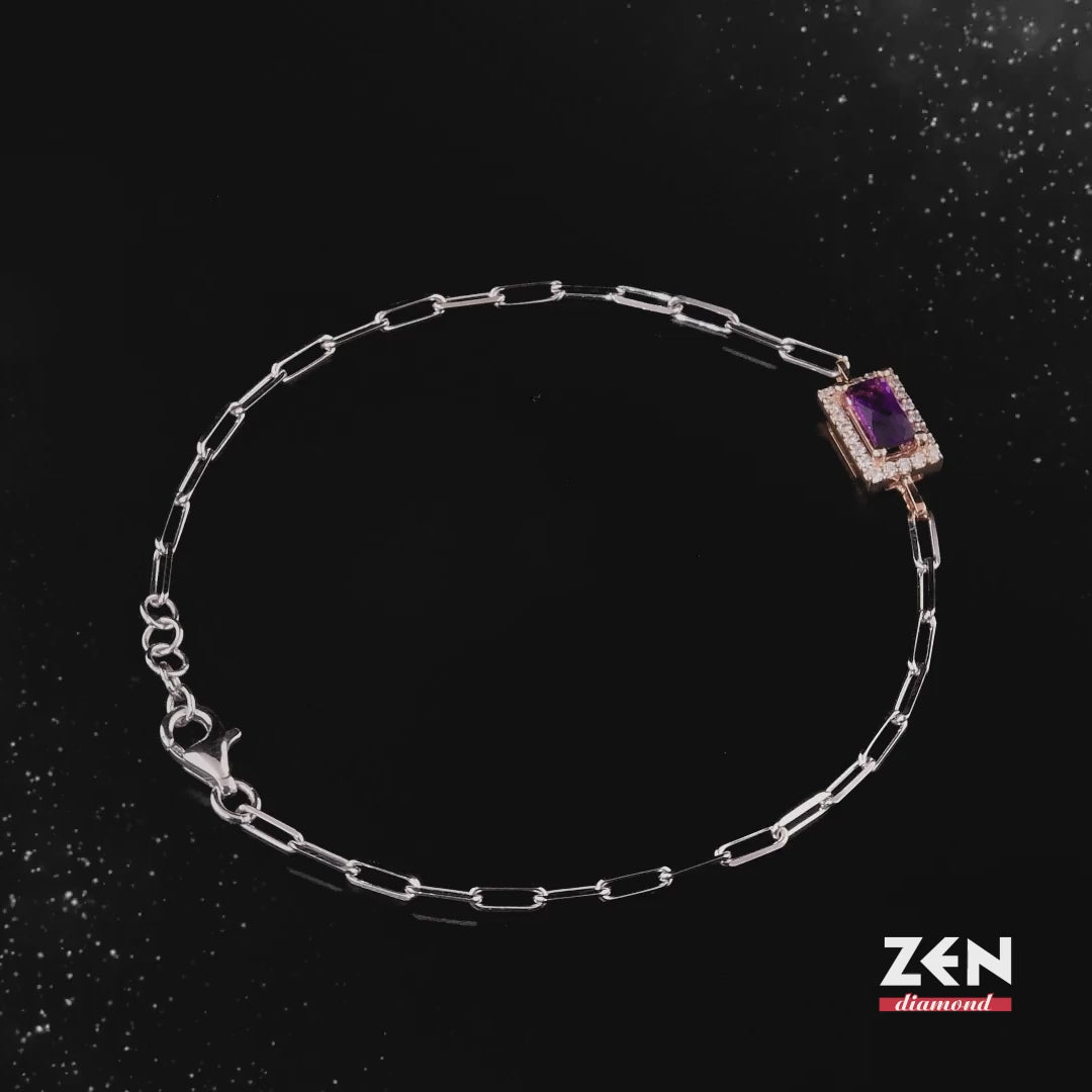 0.49 ct. Amethyst Armband