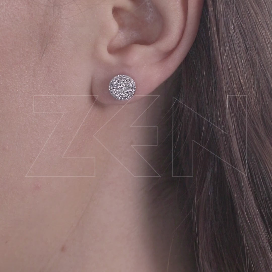 0.80 ct. Design Diamond Stud Earrings