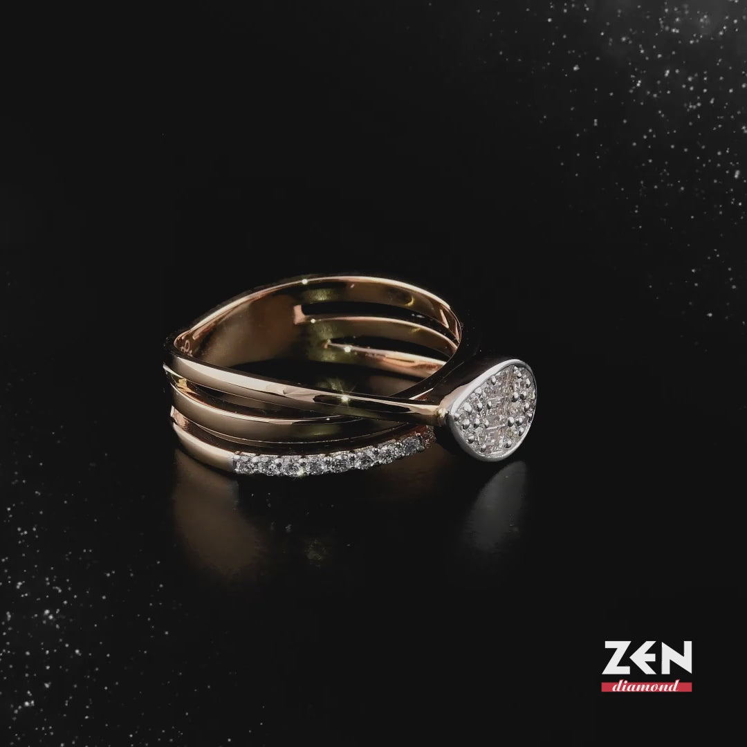 0.35 ct. Design Diamantring
