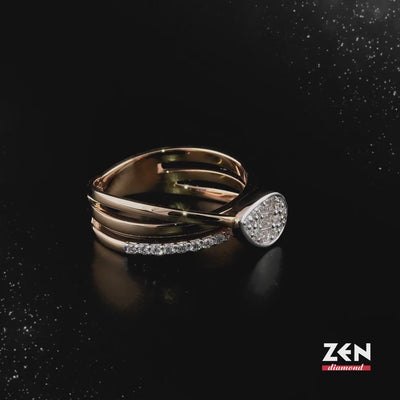0.35 ct. Design Diamantring