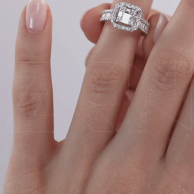 1.29 ct. Baguette Diamond Ring