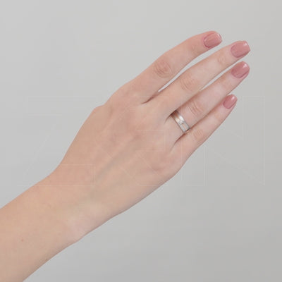 0.03 ct. Moderner Ehering fur Damen