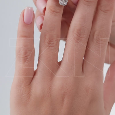 0.65 ct. Baguette Diamond Ring