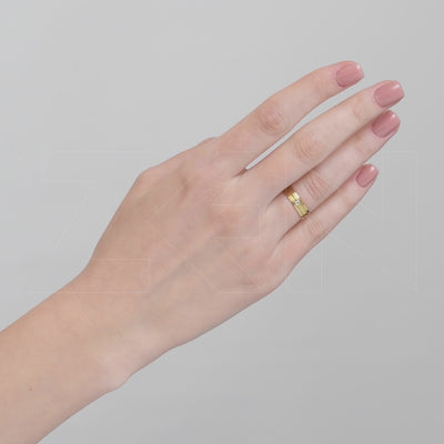 0.03 ct. Moderner Ehering fur Damen
